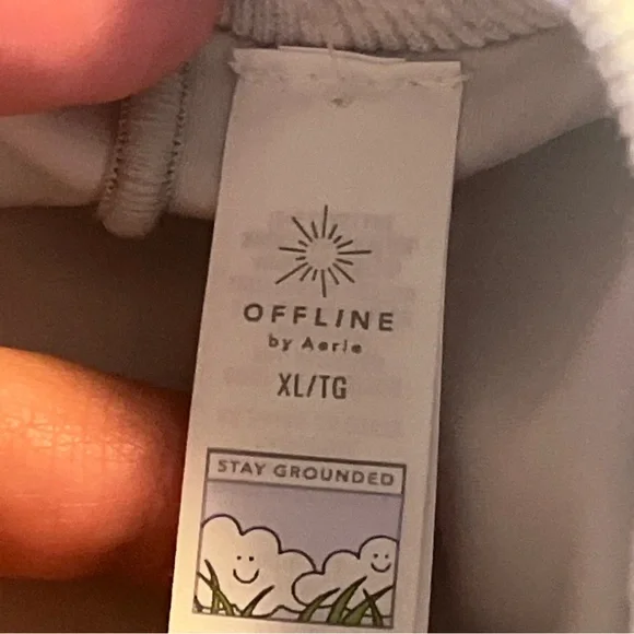 Offline By Aerie Cloud Fleece Bubble Skort Size Small NWT Gray Size XL - Picture 6 of 11